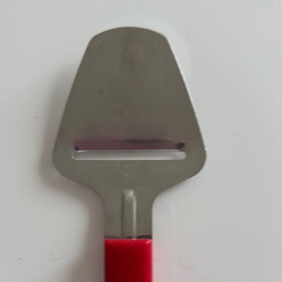 Karlsson Nisson Sweden Cheese Slicer with Stainless Steel Blade Red Handle - Picture 2 of 5